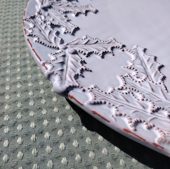 Vintage NWT Mud Pie Large Round Platter - Picture 2 of 15